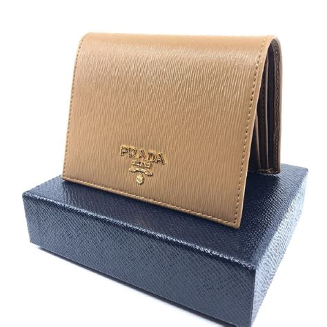 Prada Vitello Move Small Vertical Caramel Beige Leather Flap 